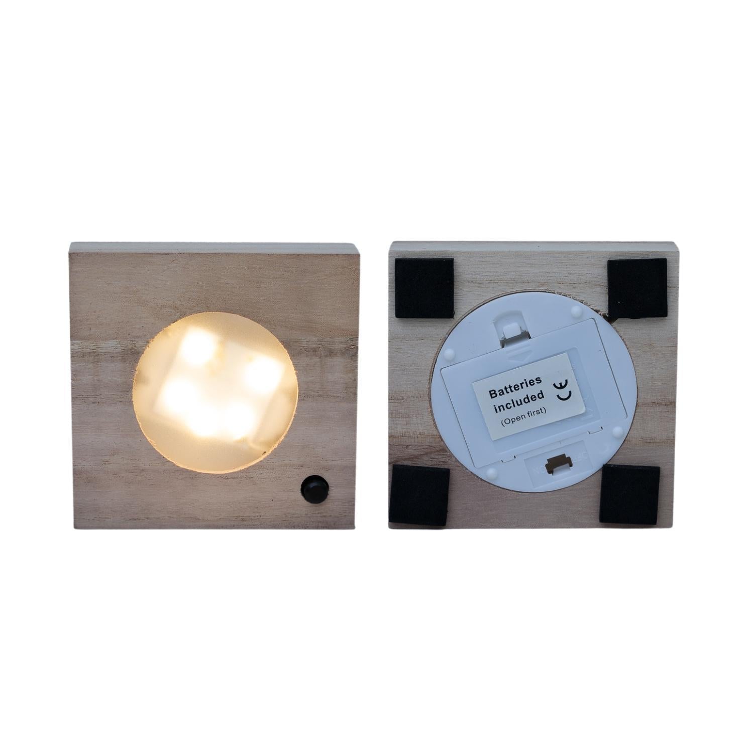 Clusia im Samoa Glas mit LED-Beleuchtung – Ø4cm – ↕10cm