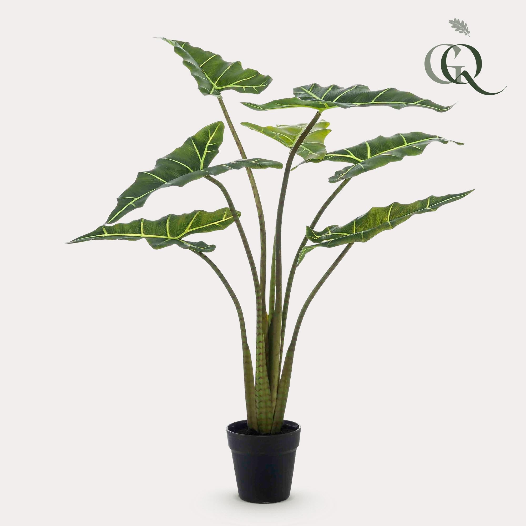 Kunstpflanze - Alocasia Frydek - 90 cm