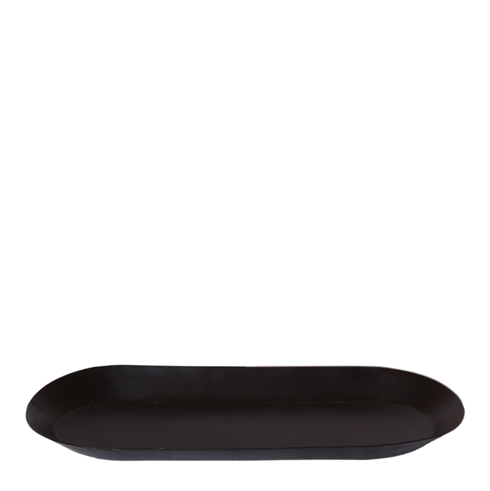 Teller oval - Ovales Tablett Ø30cm - Black